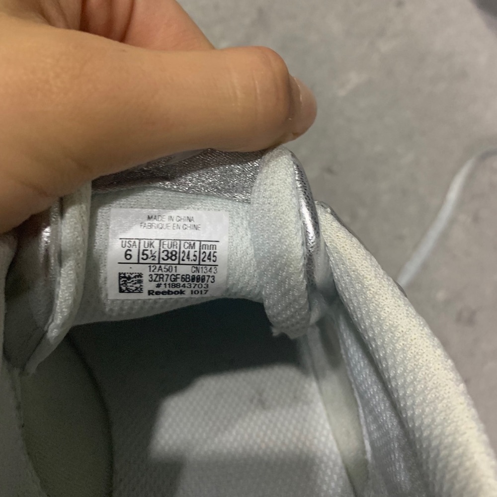 Rebook Silver Sneakers
